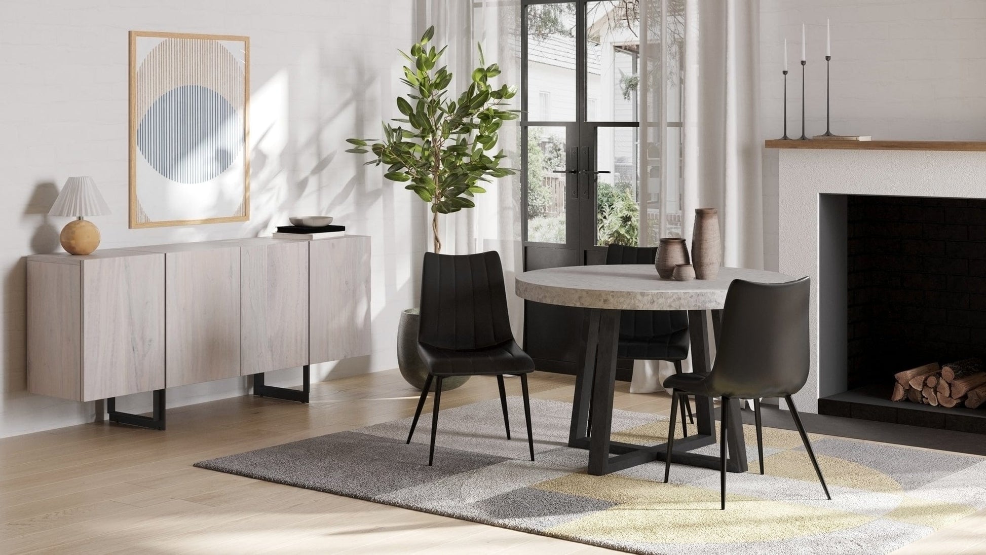 Moe's Home Collection Dining Table Vault Dining Table Vault Dining Table