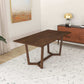 The Carpentry Shop Co. Dining Tables Jenny Mid-Century Modern Solid Wood Dining Table in Walnut