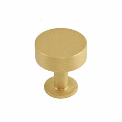 Lew's Square Bar Cabinet Knobs and Handles in Brushed Brass.