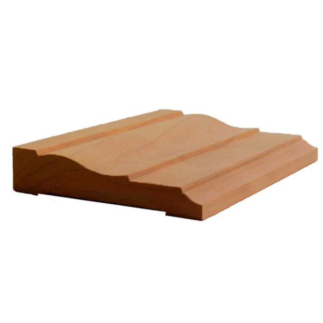 NewMouldings Door Window Casing Cherry / 94 inches EWCA12 Colonial 3-1/2 inch Casing Trim Moulding EWCA12 Colonial 3-1/2 inch Casing Trim Moulding