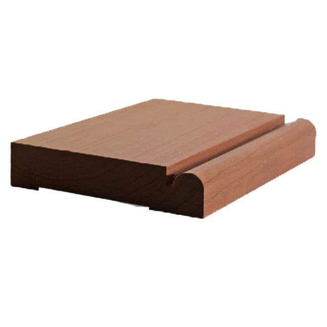 NewMouldings Door Window Casing Cherry / 94 inches EWCA30 Beaded 3-1/2 inch Casing Trim Moulding EWCA30 Beaded 3-1/2 inch Casing Trim Moulding