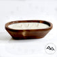 Cedar Mountain Candle Dough Bowl Candles 3 Wick Natural Wood - Choose Your Scent