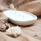 Cedar Mountain Candle Dough Bowl Candles 3 Wick White Light Wood - Choose Your Scent