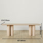 Residence Supply 63"x27.5" / 160X70cm / Light Dravus Wooden Dining Table