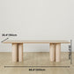 Residence Supply 86.6"x35.4" / 220X90cm / Light Dravus Wooden Dining Table