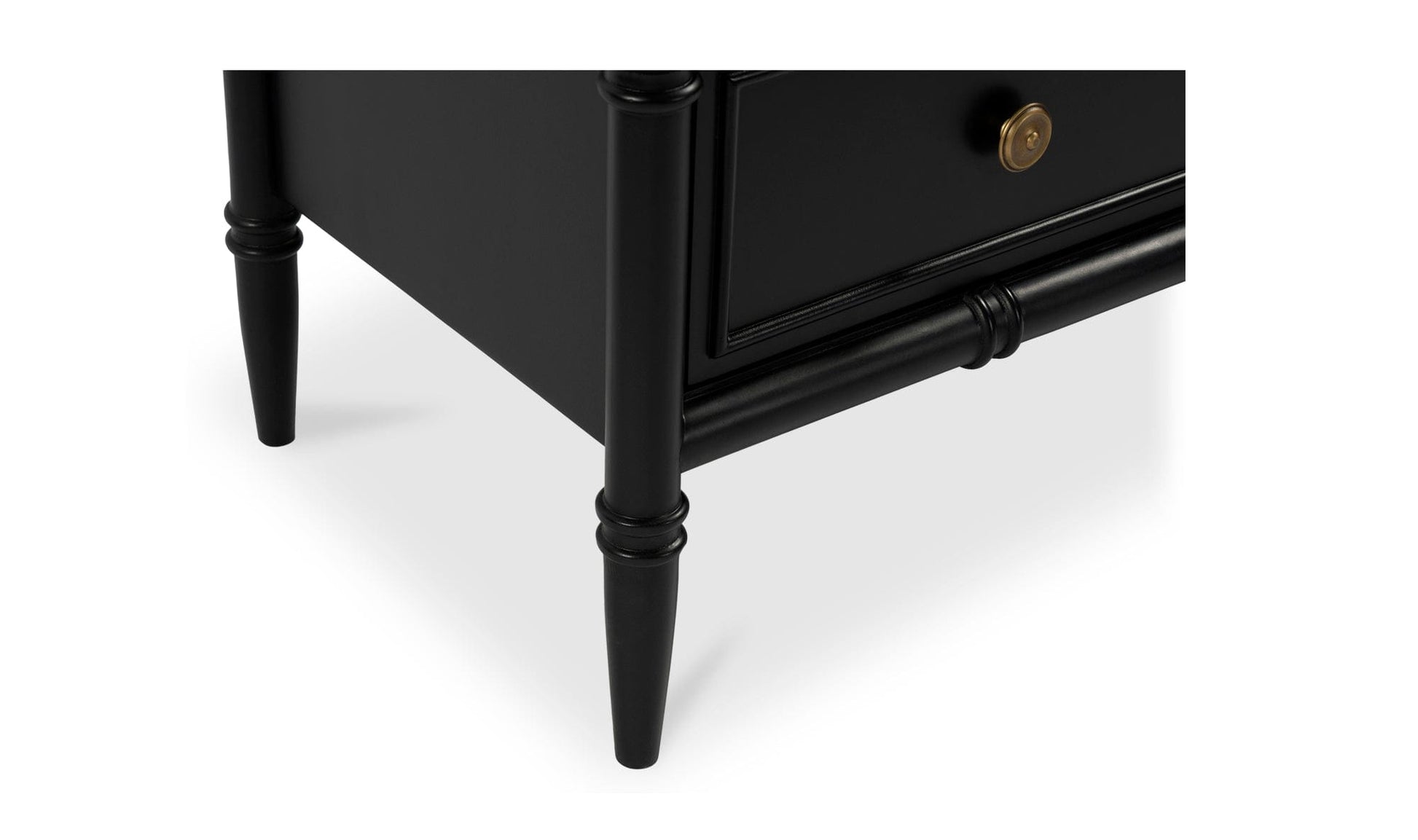 Moe's Home Collection Dressers Eleanor 5 Drawer Chest Black Eleanor 5 Drawer Chest Black