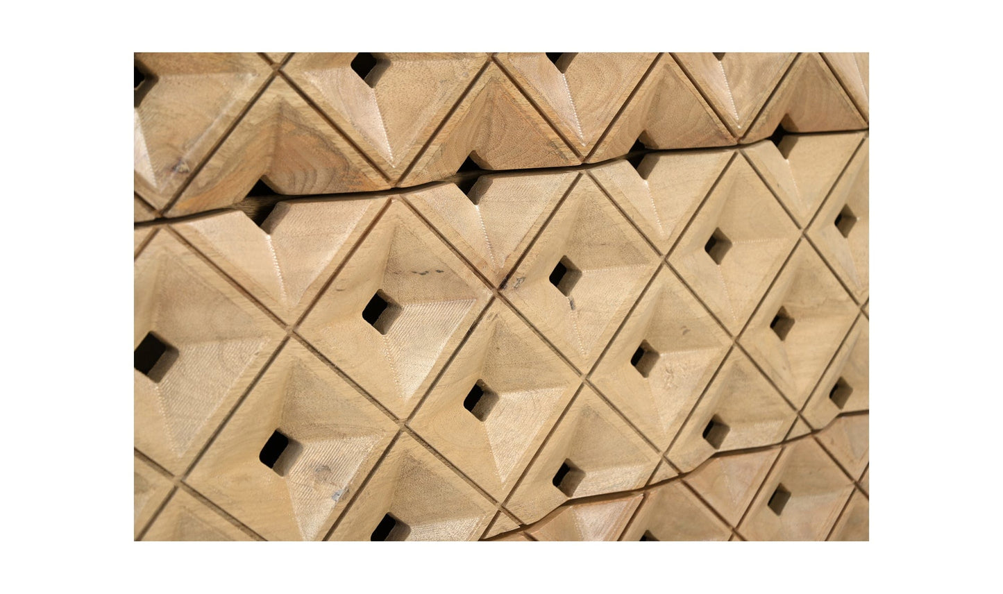 Moe's Home Collection Dressers Fulton 6 Drawer Dresser Natural Fulton 6 Drawer Dresser Natural