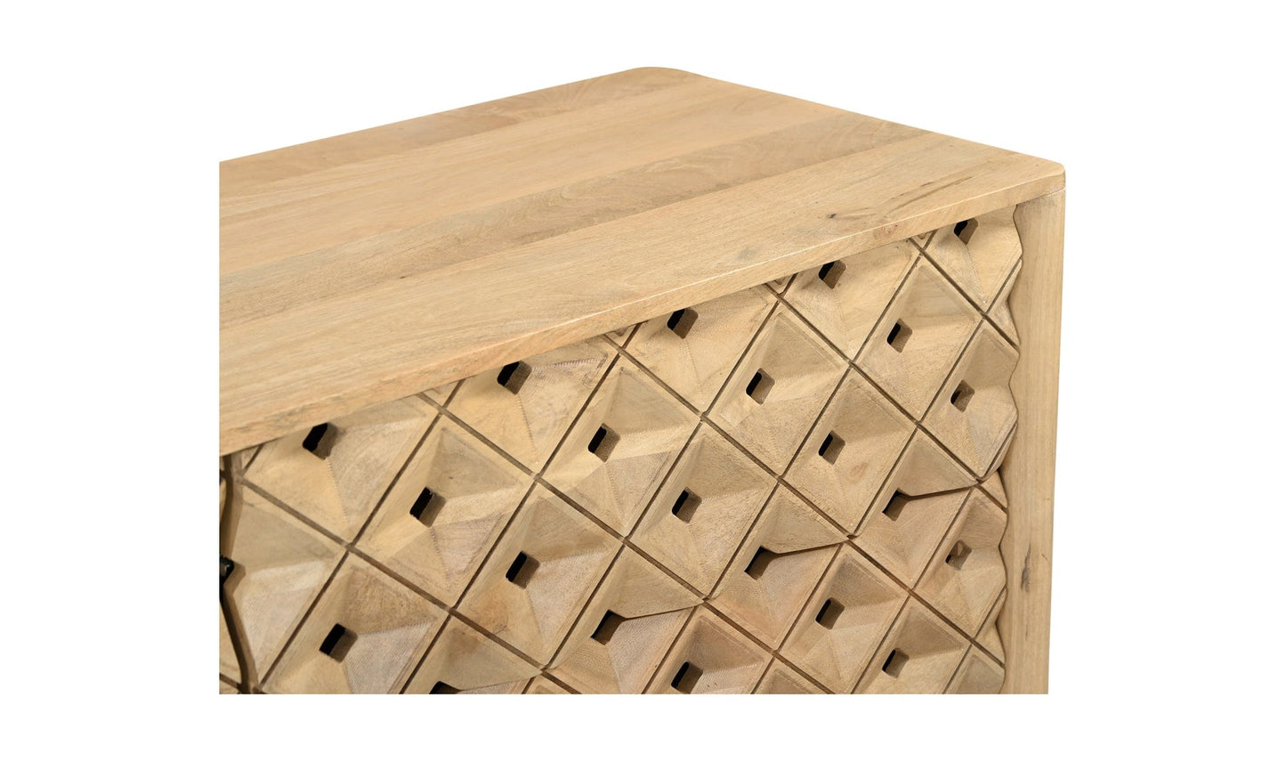 Moe's Home Collection Dressers Fulton 6 Drawer Dresser Natural Fulton 6 Drawer Dresser Natural