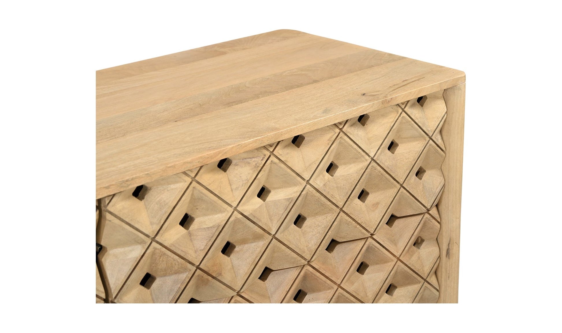 Moe's Home Collection Dressers Fulton 6 Drawer Dresser Natural Fulton 6 Drawer Dresser Natural