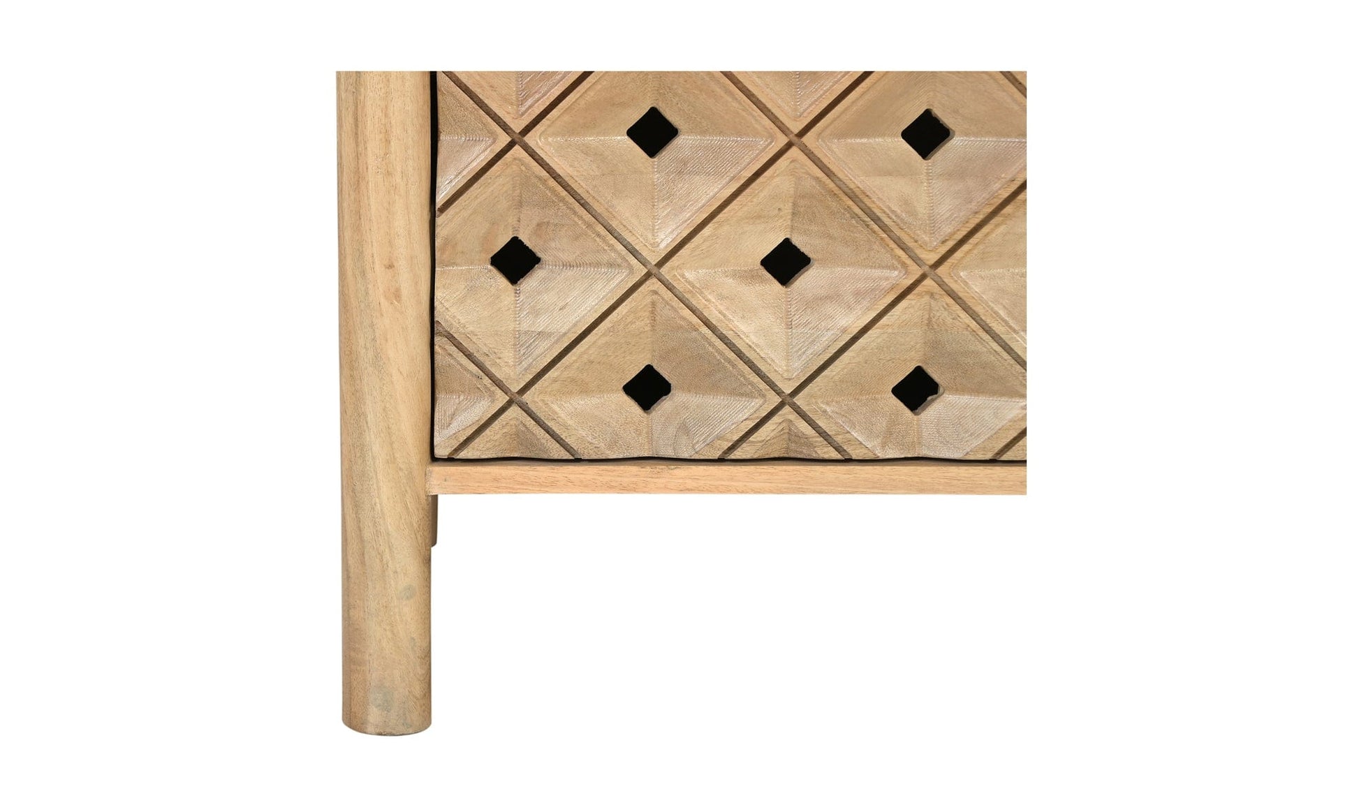 Moe's Home Collection Dressers Fulton 6 Drawer Dresser Natural Fulton 6 Drawer Dresser Natural