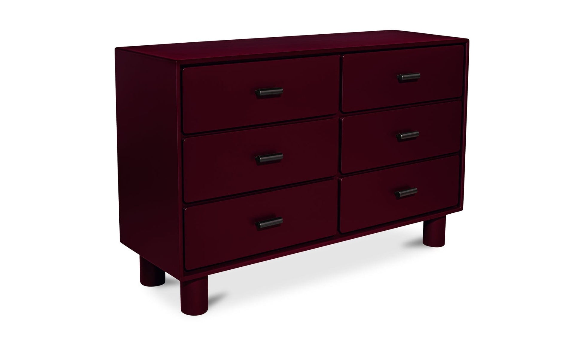 Jolene 6 Drawer Dresser Deep Red Jolene 6 Drawer Dresser Deep Red