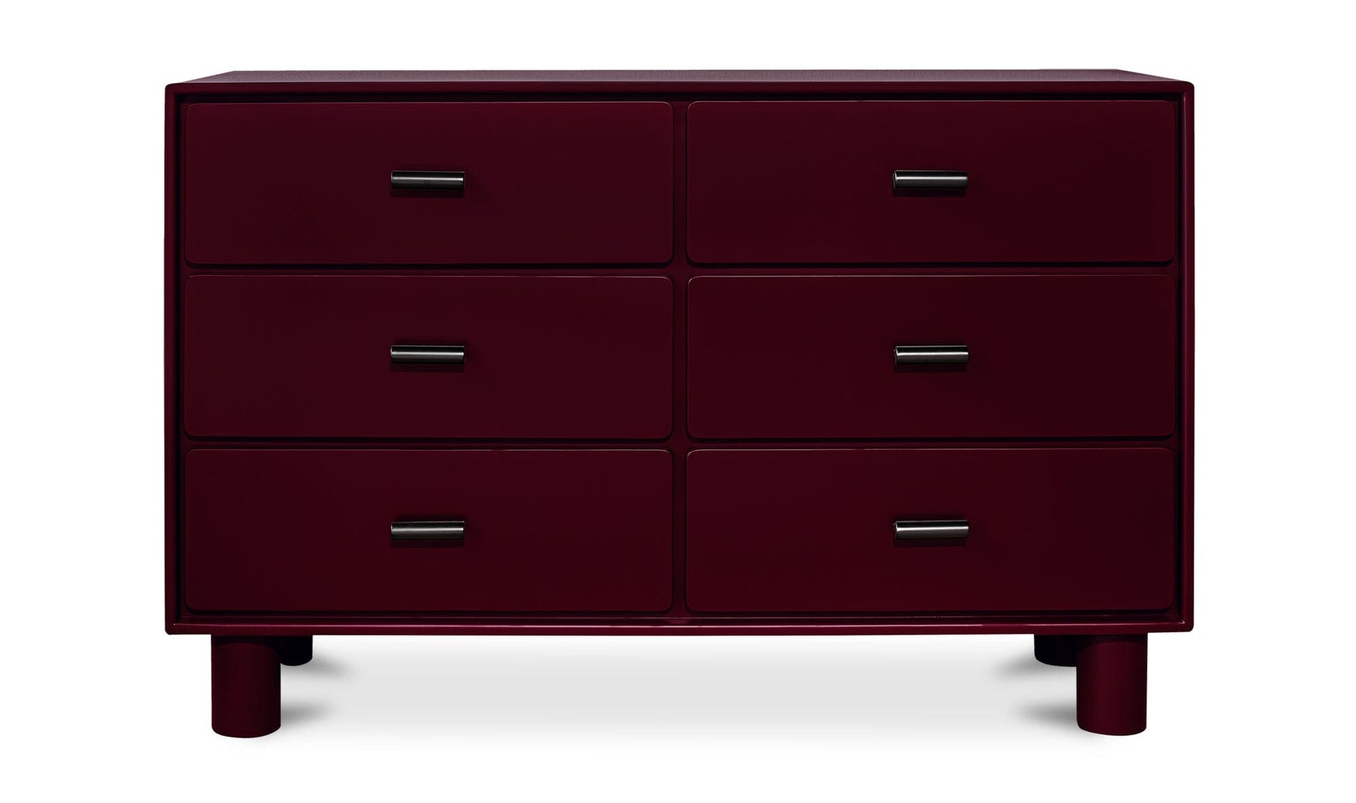 Jolene 6 Drawer Dresser Deep Red Jolene 6 Drawer Dresser Deep Red