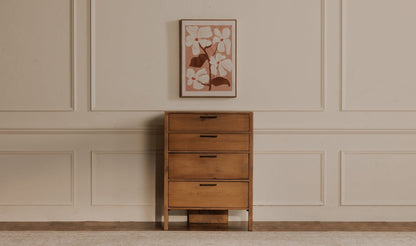 Moe's Home Collection Dressers Lachlan 4 Drawer Chest Brown Lachlan 4 Drawer Chest Brown