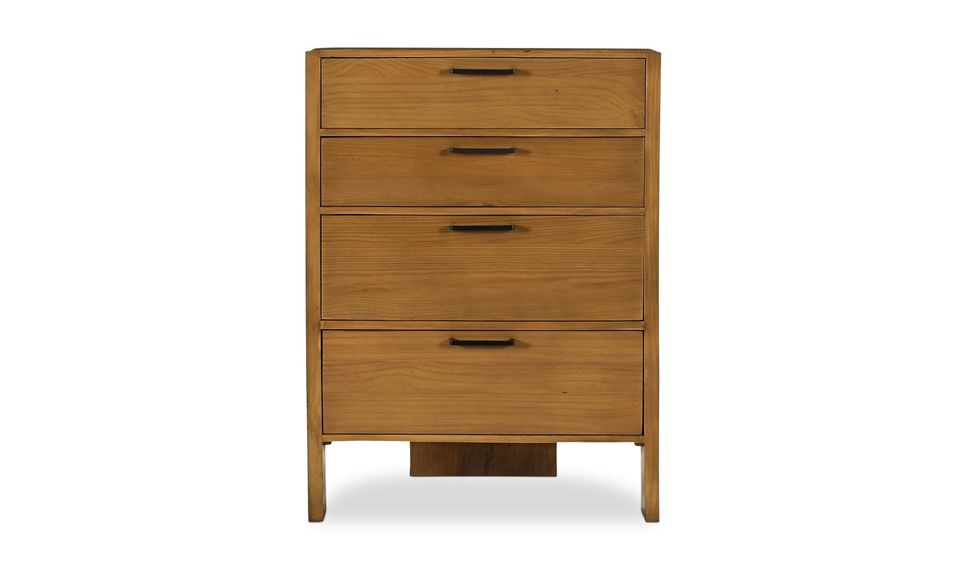 Moe's Home Collection Dressers Lachlan 4 Drawer Chest Brown Lachlan 4 Drawer Chest Brown