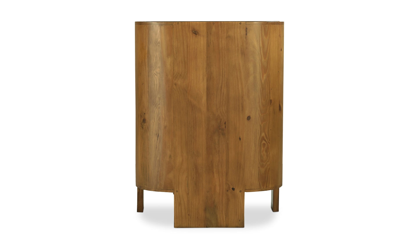 Moe's Home Collection Dressers Lachlan 4 Drawer Chest Brown Lachlan 4 Drawer Chest Brown