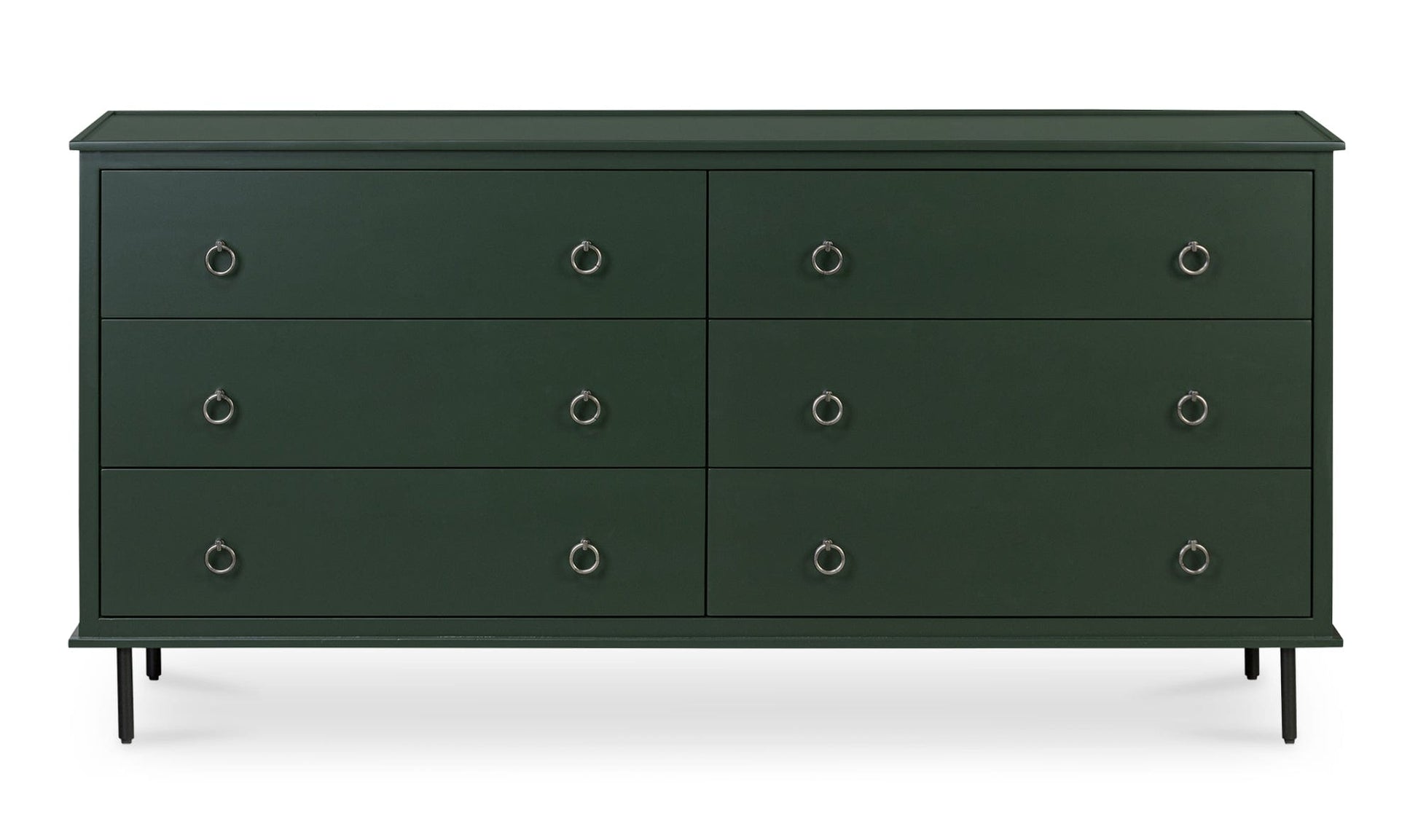 Reagan - 6 Drawer Dresser - Deep Green Reagan - 6 Drawer Dresser - Deep Green