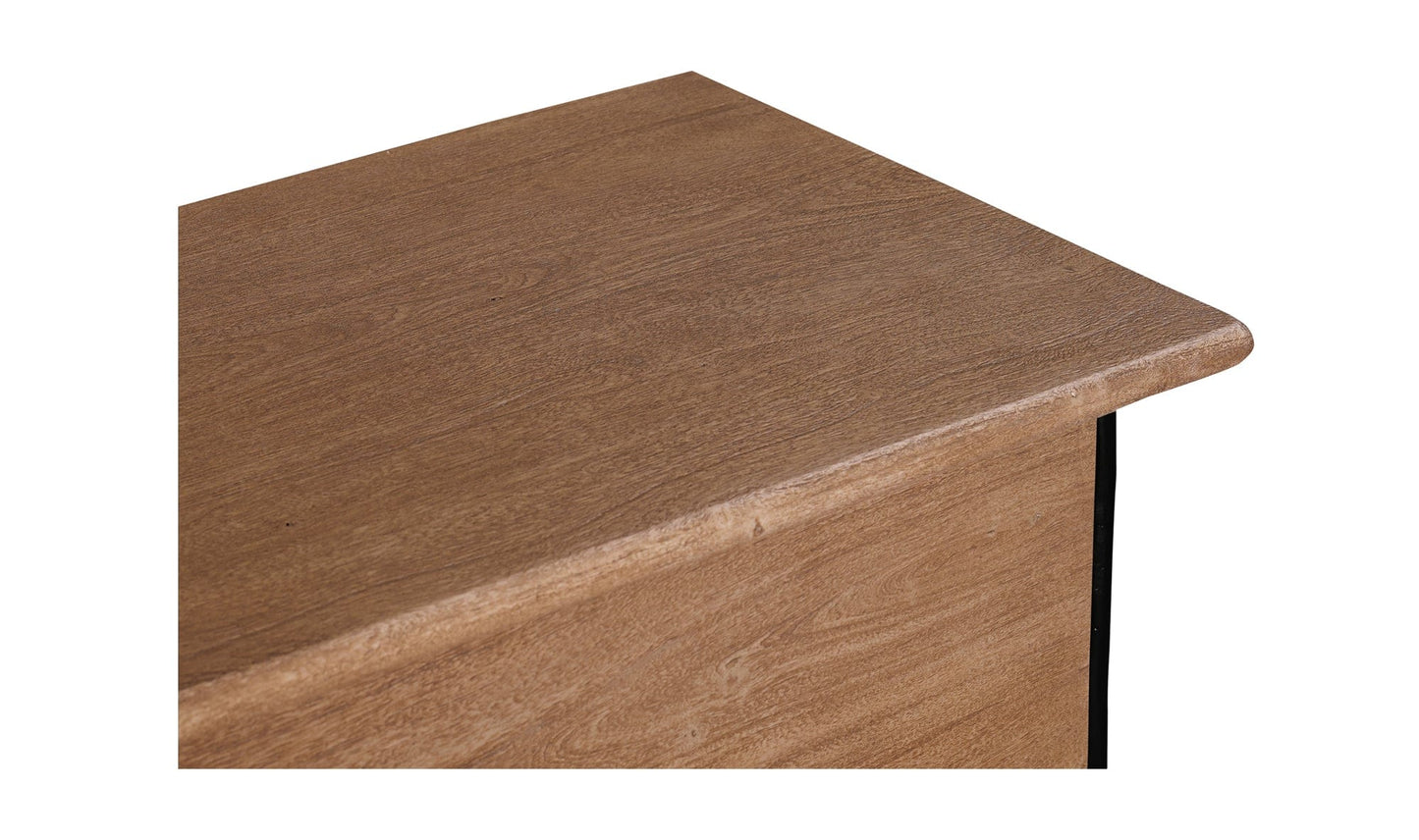 Moe's Home Collection Dressers Rene 6 Drawer Dresser Brown Rene 6 Drawer Dresser Brown