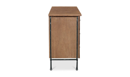 Moe's Home Collection Dressers Rene 6 Drawer Dresser Brown Rene 6 Drawer Dresser Brown