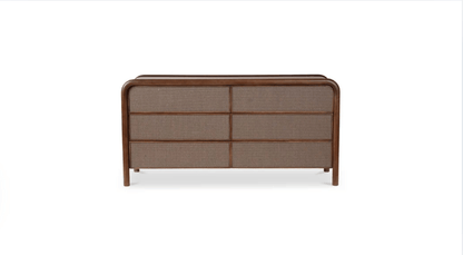 Moe's Home Collection Dressers Rye 6 Drawer Dresser Warm Brown Rye 6 Drawer Dresser Warm Brown