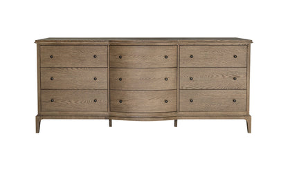Sadie 9 Drawer Dresser Brown Sadie 9 Drawer Dresser Brown