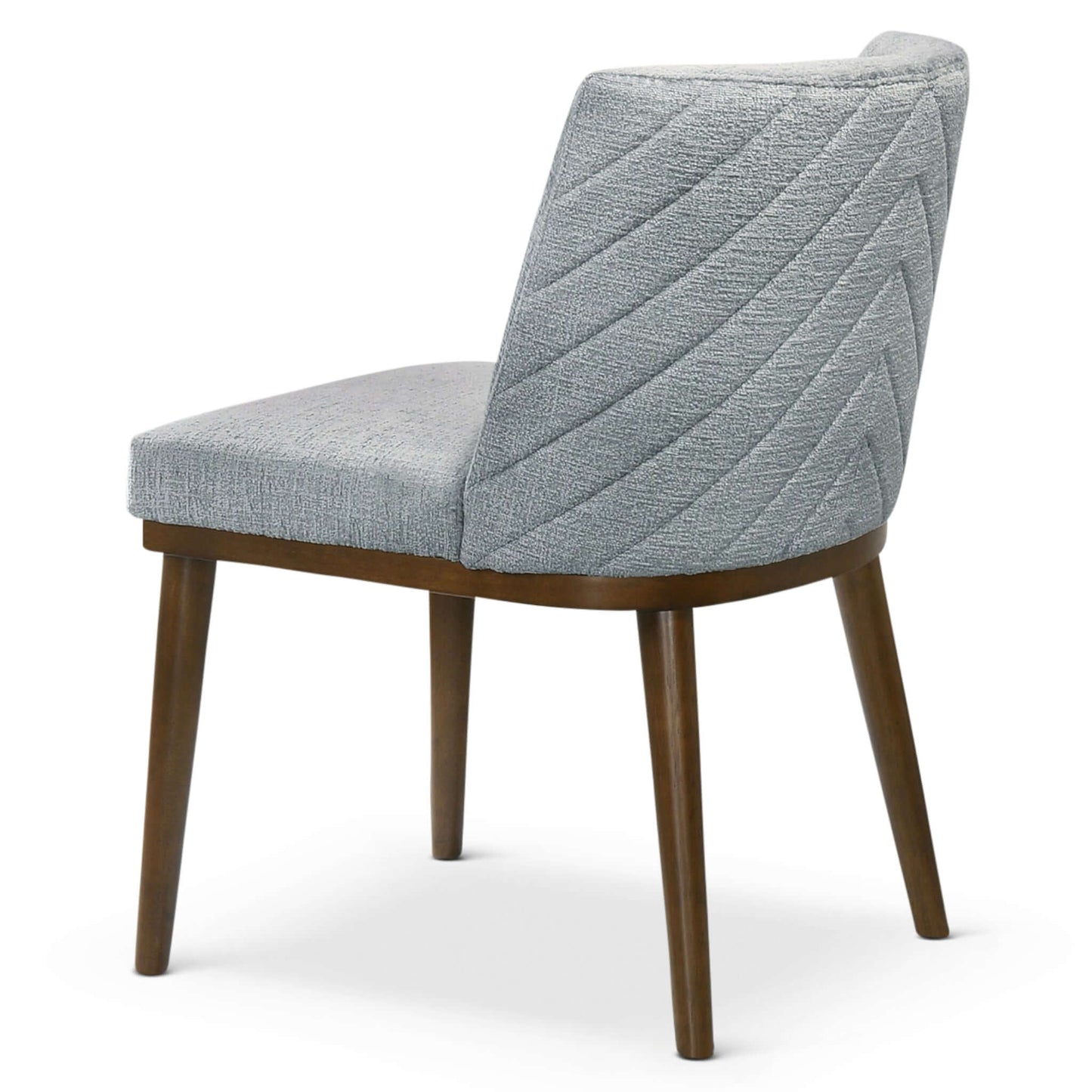 ashcroftfurniture.com Dublın Mid-Century Modern Upholstered Grey Fabric Dining Chair (Set of 2)