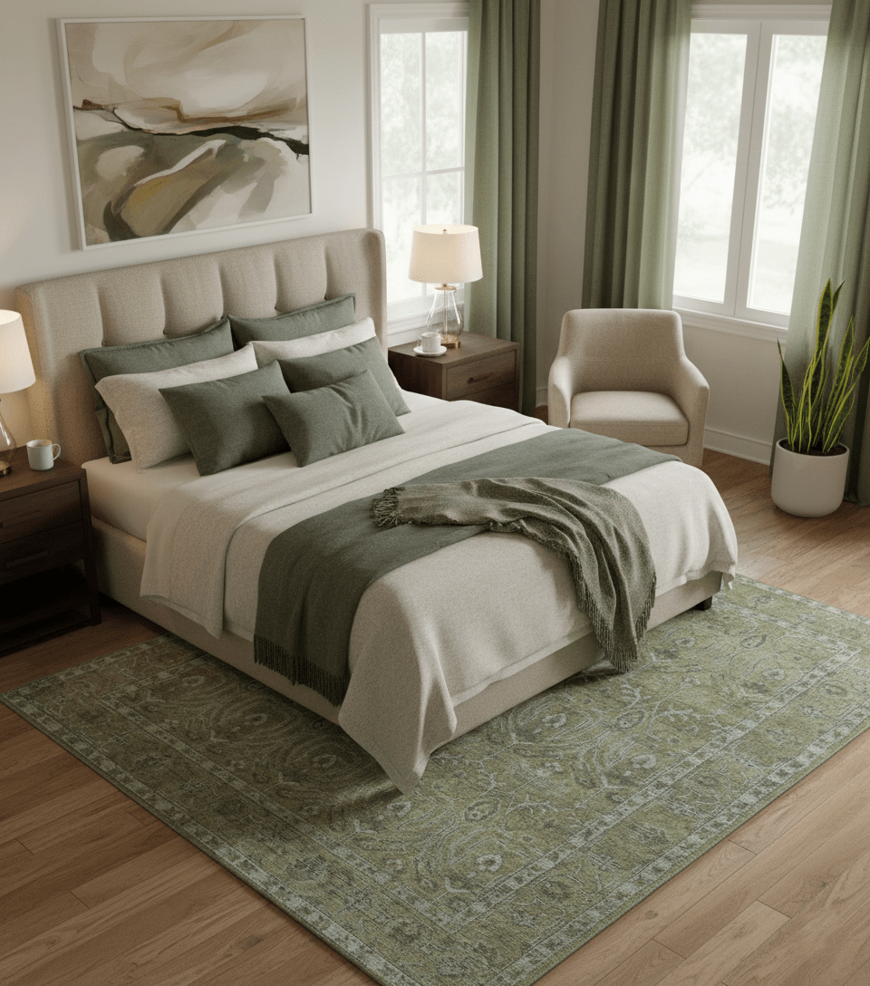 Dune Earthy Neutral Custom Made Camel Turkish Hand Knotted Wool Rug.