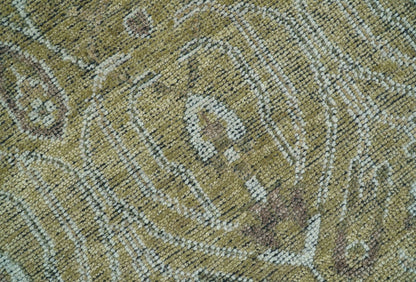 Dune Earthy Neutral Custom Made Camel Turkish Hand Knotted Wool Rug.