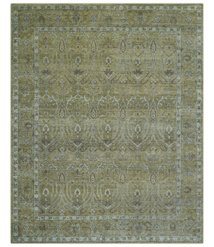 Dune Earthy Neutral Custom Made Camel Turkish Hand Knotted Wool Rug.