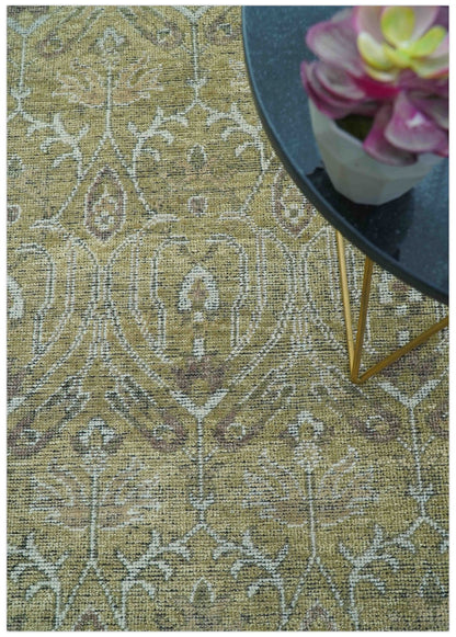Dune Earthy Neutral Custom Made Camel Turkish Hand Knotted Wool Rug.