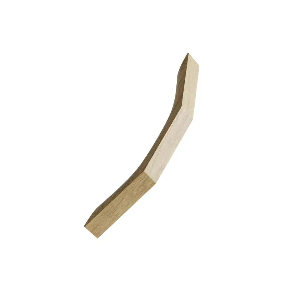 Lacquered Oak Wood "Rialto" Drawer Pulls.