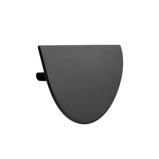 Semi-Circle "Horizon" Matte Black Drawer Pulls.