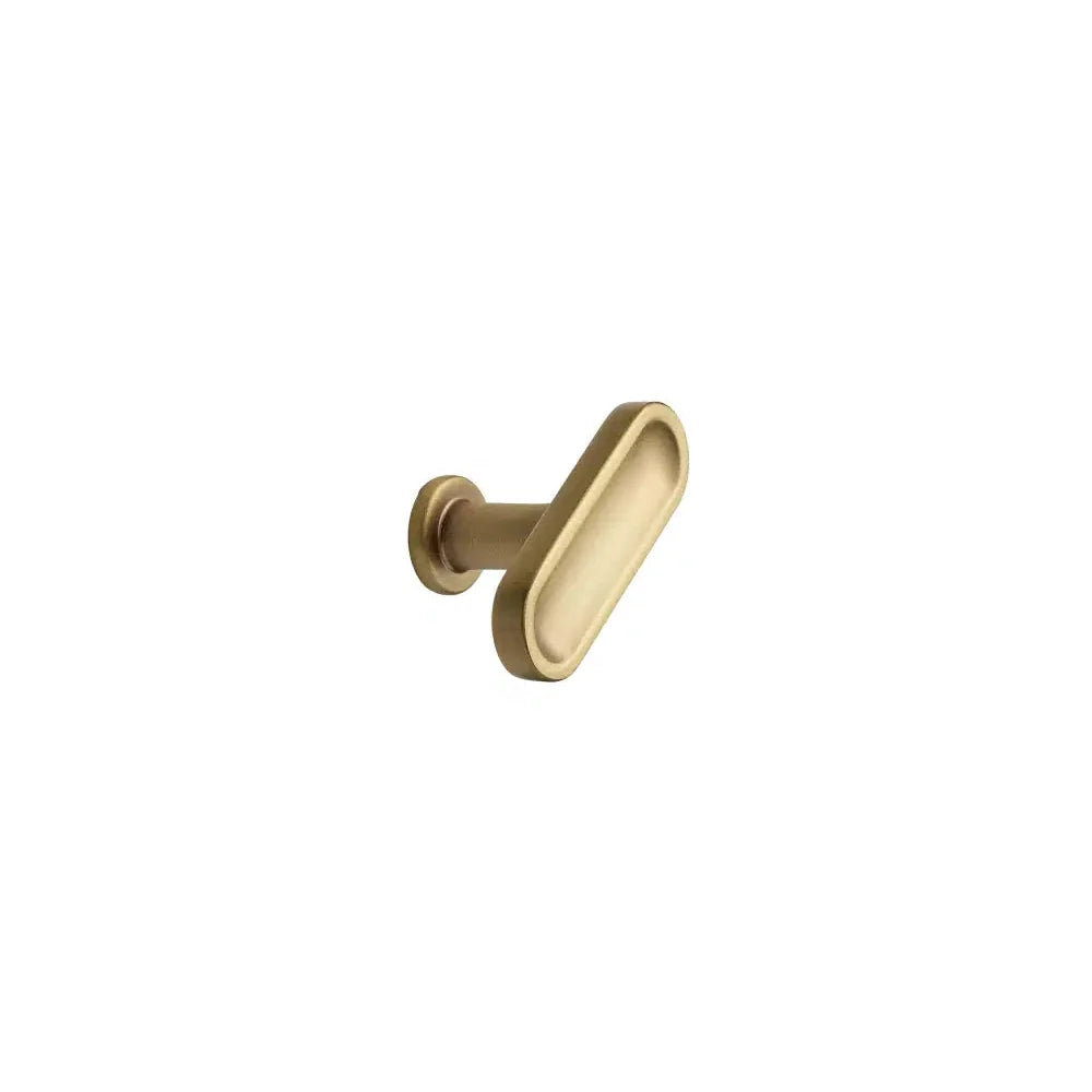 Dark Brushed Gold "Chateau" Cabinet Knobs and Drawer Pull.