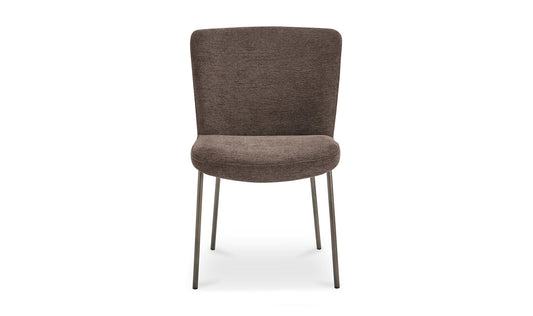 Moe's Home Collection Early Dining Chair Dark Brown-Set Of Two Early Dining Chair Dark Brown-Set Of Two