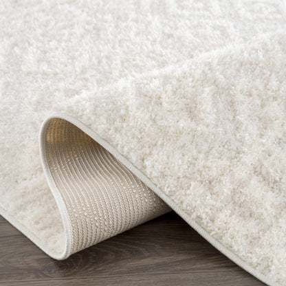 Eivin Cream Diamonds Plush Rug