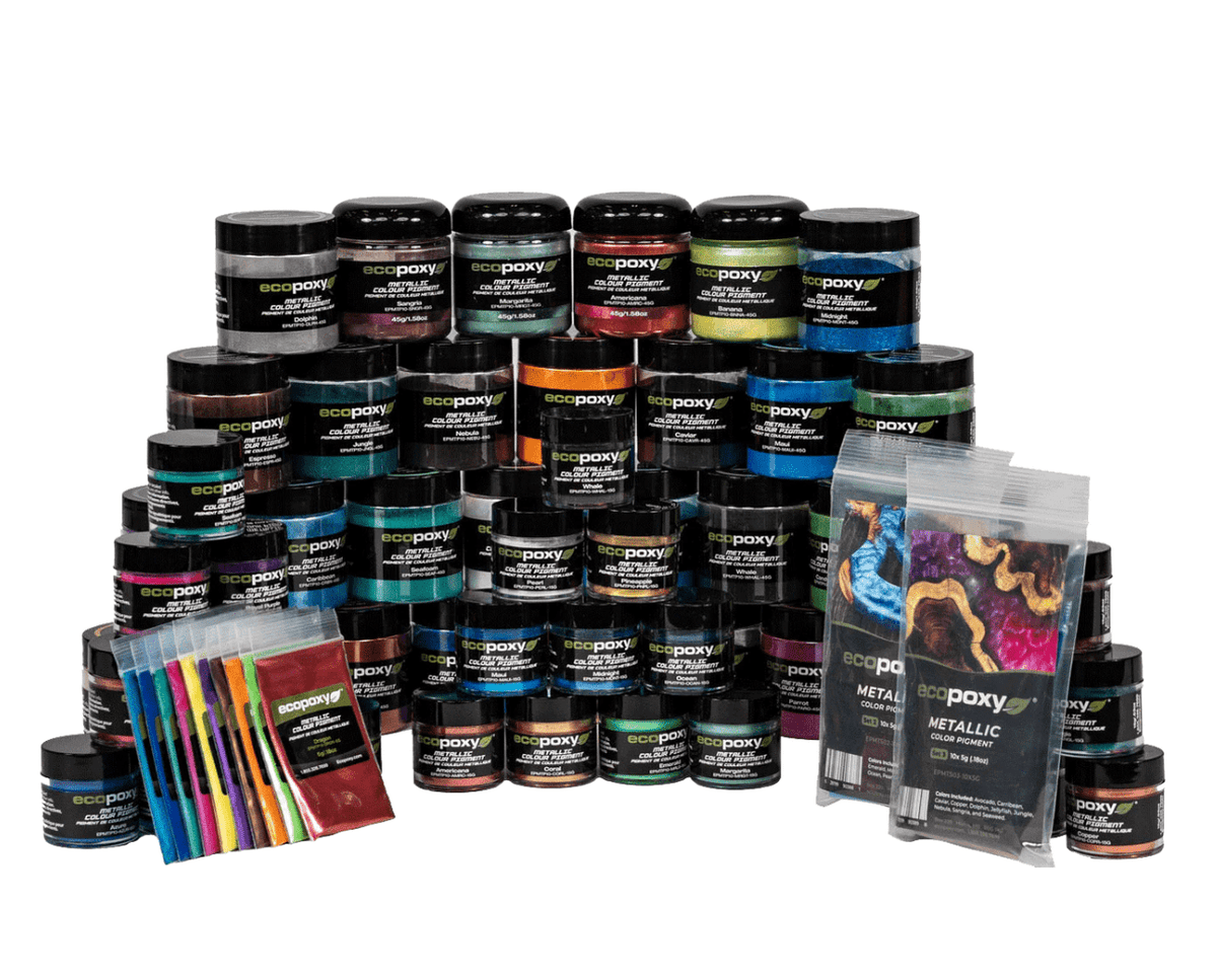 The Carpentry Shop Co. Ecopoxy Metallic Color Pigments - 45g Ecopoxy Metallic Color Pigments - 45g