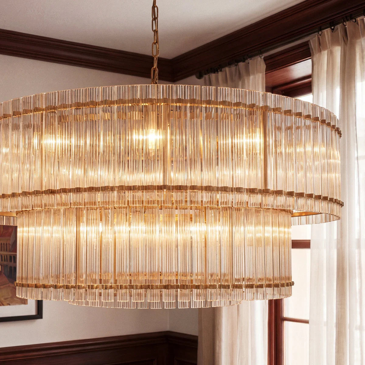 Eikon 2-Tier Chandelier.
