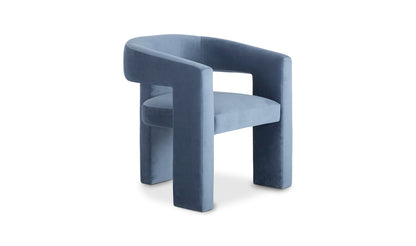 Moe's DUSTED BLUE ELO CHAIR