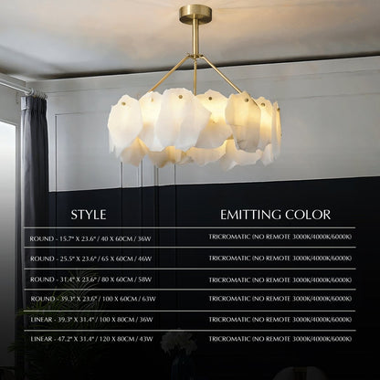 Elora Alabaster Chandelier