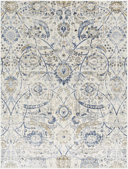 Georgiana Blue & Beige Oushak Rug