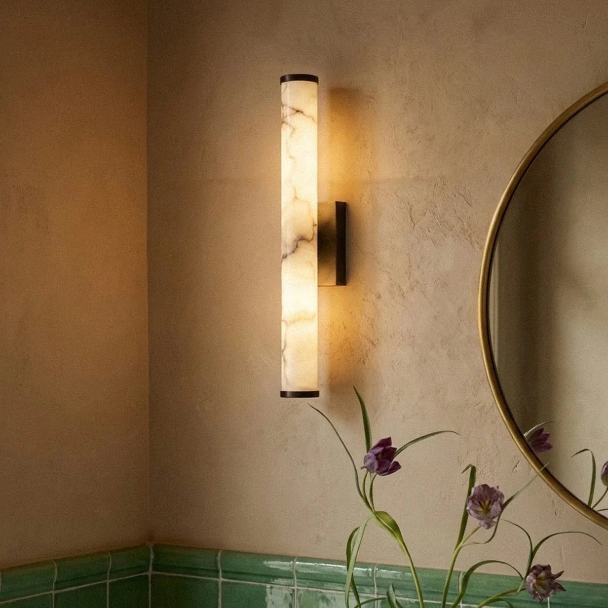 Falynis Alabaster Wall Lamp.