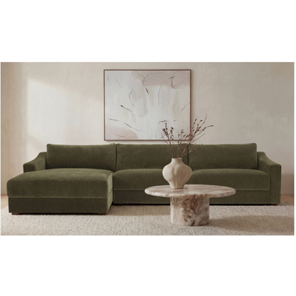 Farrow Sectional Cedar Green Left