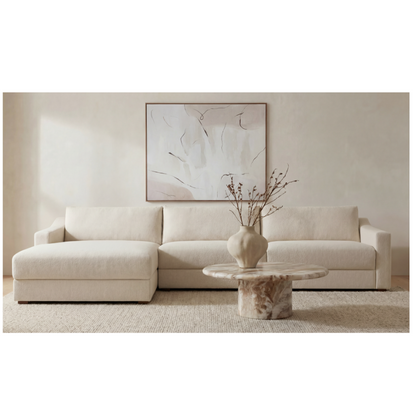 Farrow Sectional Flecked Oat Left