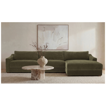 Farrow Sectional Cedar Green Right