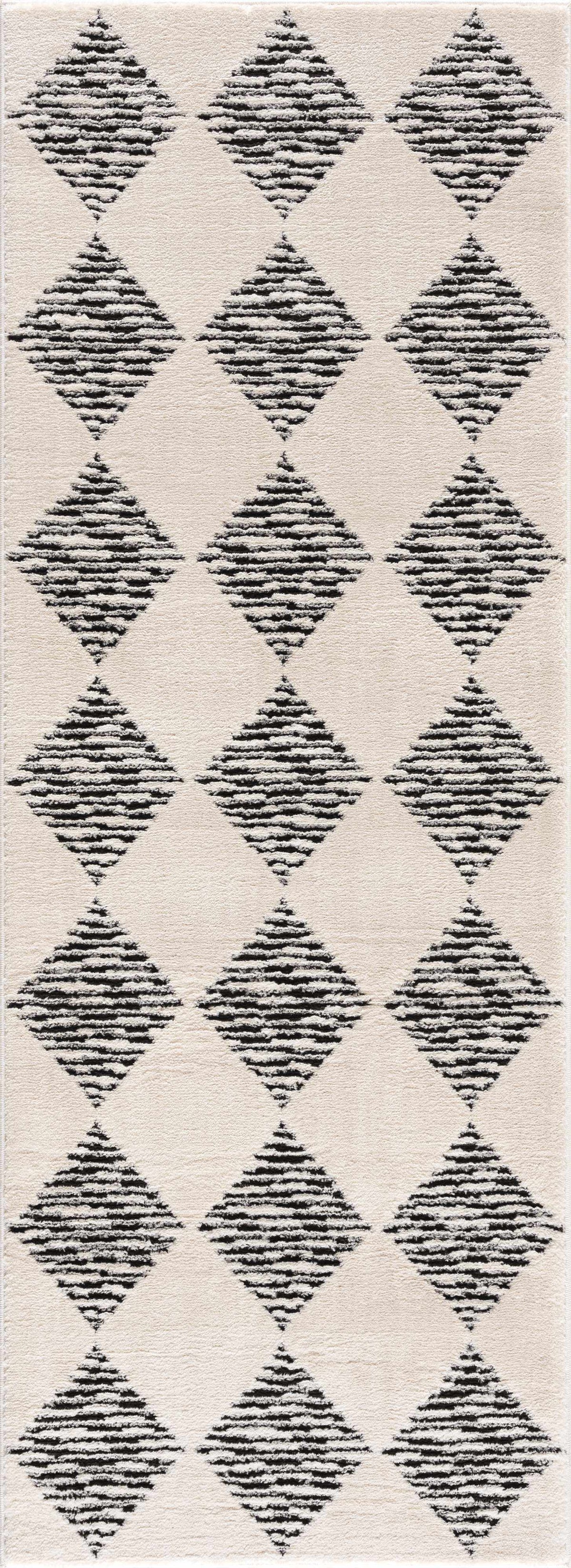 Fauci Diamond Checkered Area Rug