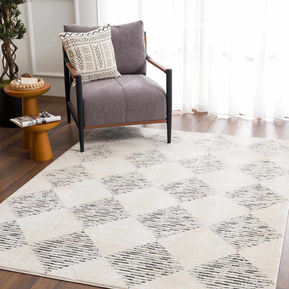 Fauci Diamond Checkered Area Rug