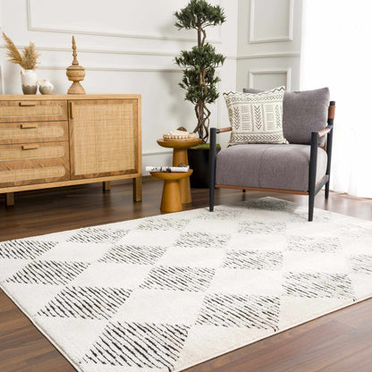 Fauci Diamond Checkered Area Rug