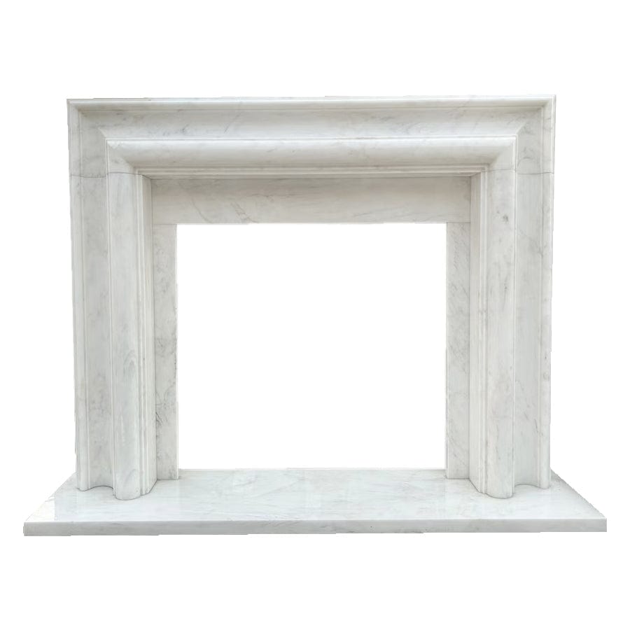 Villohome | Online Flooring Shop Fireplaces Marble / (W)14" (L)67" (H)69" / Polished Carrara White Marble Hand-carved Fireplace Mantel Polished (W)14" (L)67" (H)69" Carrara White Marble Hand-carved Fireplace Mantel Polished (W)14" (L)67" (H)69"