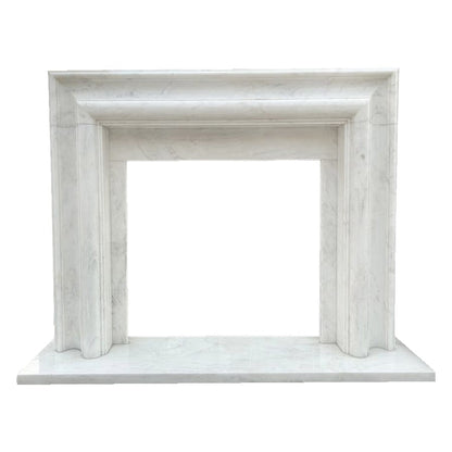 Villohome | Online Flooring Shop Fireplaces Marble / (W)14" (L)67" (H)69" / Polished Carrara White Marble Hand-carved Fireplace Mantel Polished (W)14" (L)67" (H)69" Carrara White Marble Hand-carved Fireplace Mantel Polished (W)14" (L)67" (H)69"