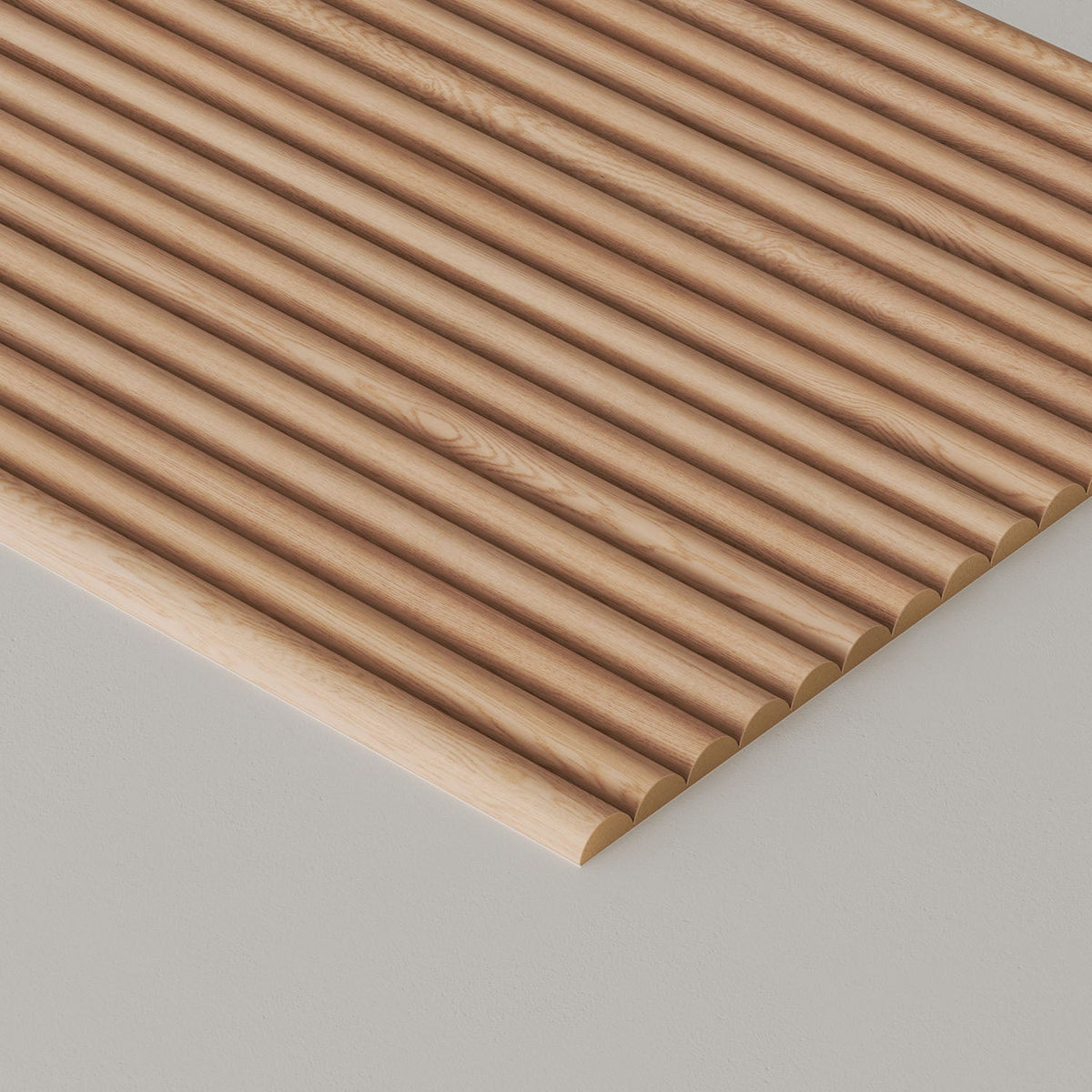Flexible Ribbed Wood Panels.