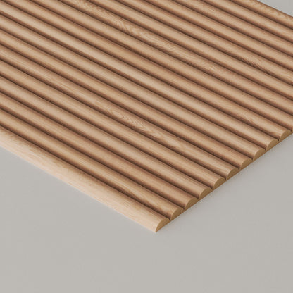 Flexible Ribbed Wood Panels.